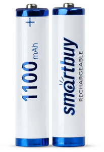 Аккумулятор NiMh Smartbuy AAA/2BL 1100 mAh (2/24/240) (SBBR-3A02BL1100) 