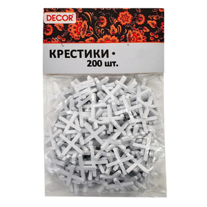 Крестики для плитки DECOR 1,0мм 200шт (1/100)