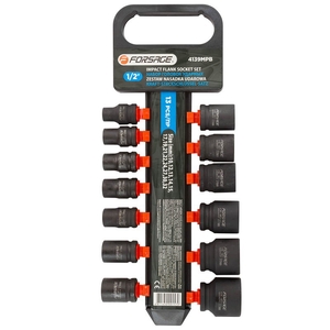 Головки ударные, набор 13пр., 1/2" (10, 12-15, 17, 19, 21, 22, 24, 27, 30, 32мм)