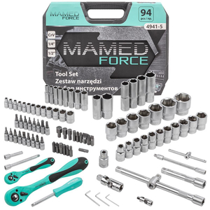 Набор инструментов 94пр. 1/4", 1/2" (6гр)(4-32мм)