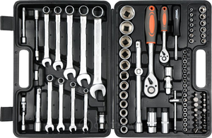 Набор инструментов 82пр. 1/4'', 1/2''(6гр)(4-32мм) WMC TOOLS