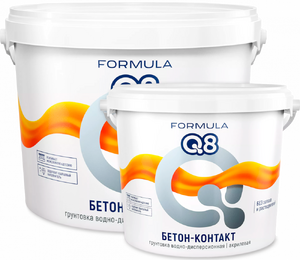 Грунтовка Бетон-контакт FORMULA Q8 ВД  1,4 кг