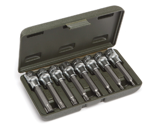 624298 Набор головок со вставкой 1/2" Torx 8 предм. (T20,T25,T30,T40,и T45,T50,T55,T60 L=100мм) ДТ