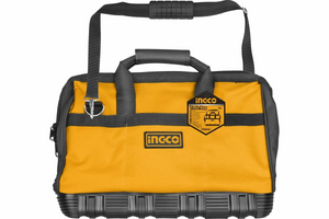 Сумка-органайзер для инструментов INGCO  INDUSTRIAL 16"(41*25*26см), РЕЗИНОВОЕ ДНО 