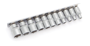 600411 Набор головок 6-гр.дюймовых 1/4" 5/32",3/16",7/32",1/4",9/32" ,5/16",11/32",3/8",7/16",15/32"