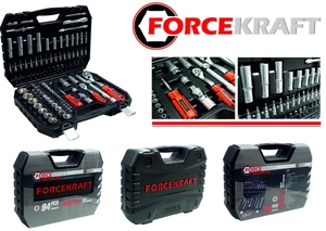 Набор инструментов 94пр.Forcekraft1/2",1/4" (6гр.)(4-32мм) Profi