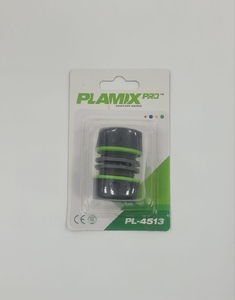 Муфта для шланга ремонтная, 1/2" (ABS+TPR, блистер) (240/24 шт)  PLAMIX PRO PL-4513
