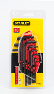 Набор ключей 0-69-253 шестигранных 1,5-10 мм (блистер), 10 шт. STАNLEY