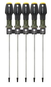 726305 Набор отверток TORX длиной 250 мм (T10,T15, T20,T25,T30) 5 штук ДТ