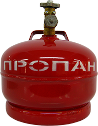 Баллон, объем 5л., стальной для снижения углеводородных газов, модель 4-5-2,0