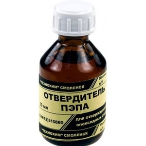 Отвердитель для эпоксидной смолы Пэпа 30 мл.