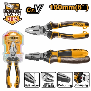 Плоскогубцы INGCO INDUSTRIAL 160мм +30% к силе комбинированные