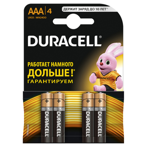Батарейки Duracell АAA Alkaline 1.5V,
