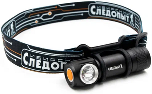 Фонарь налобный "СИБИРСКИЙ СЛЕДОПЫТ-Тензор", съемный, 1 LED, аккум. 220В, USB