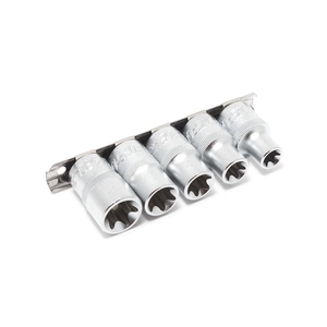 1/2" набор головок Е-профиль 5пр. (E12,E14,E16,E18,E20) на планке