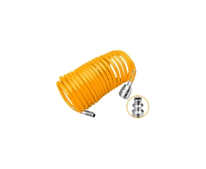 Шланг для компрессора  спиральный INGCO  5м, PU (5/8мм) (25/50)