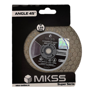 SS0405 Диск алмазный отрезной "Angle 45°" 125х1,6x25х22,23мм