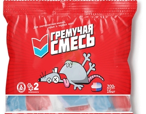 Средство от крыс и мышей "Гремучая смерть" (200гр)