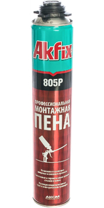 Пена AKFIX 805Р Профессиональная 850гр. 12шт