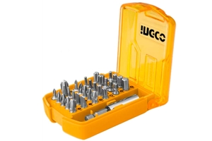 Набор бит INGCO 30шт с держателем КЕЙС ( PH PZ SL TORX  HEX)