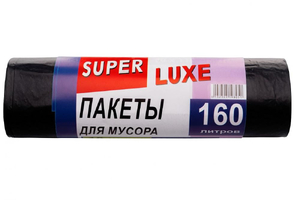 Пакеты для мусора ELITE LUXE 90х110см 160литров/10шт (уп 20шт)
