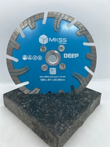 MK725 Диск алмазный  турбо сегмент глубокорез  "DEEP" 230х3.3х8/27х22.23