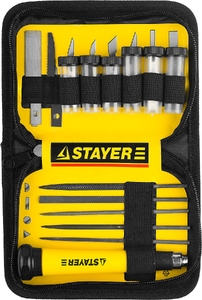 Моделярские ножи 38 предметов STAYER