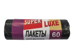Пакеты для мусора ELITE LUXE 60х80см 60литров/10шт (уп 50шт)