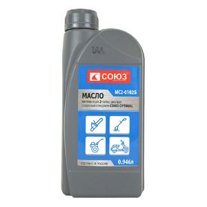 Масло СОЮЗ OPTIMAL 2-х тактное МИНЕРАЛЬНОЕ, 1л (1/12)