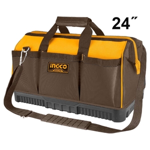 Сумка-органайзер для инструментов INGCO  INDUSTRIAL 1680 D полиэстер.карман 10 внутр/8 внеш