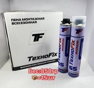 Пена монтажная всесзонная профессиональная TEXHOFIX 75 2в1