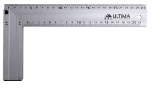 Угольник Ultima, 400 мм, алюминиевый, литой