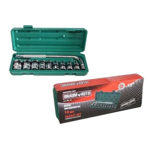 Набор инструментов 10пр. 1/2"(6гр) (10-24мм)