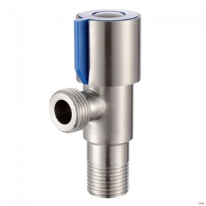 Кран для подкл. с/т приборов       TIM      1/2" - 1/2", НЕРЖ.  круглый   (1шт/60ящ)