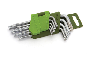563090 Набор ключей TORX  9 шт коротких  (Т10,Т15,Т20,Т25,Т27, Т30,Т40,Т45,Т50) ДТ