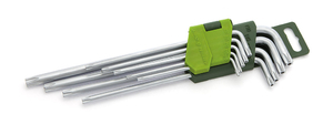 563592 Набор ключей TORX  9 шт с отверстием длинных (Т10,Т15,Т20, Т25,Т27,Т30,Т40,Т45,Т50) ДТ