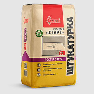 Старатели Штукатурка гипсовая Старт 30кг(серая)