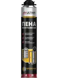 Ultima Gun, пена монтажная профессиональная, всесезонная, 700 мл