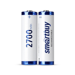 Аккумулятор NiMh Smartbuy AA/2BL 2700 mAh (2/24/240) (SBBR-2A02BL2700)