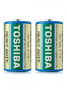 Батарейка Toshiba R20-2SH (20/200)