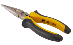 Длинногубцы, Ultima, 200 мм, прямые, двухкомпонентные рукоятки