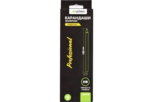 Карандаши малярные графитные Ultima, 180 мм, 1шт. (упак. 12 шт)